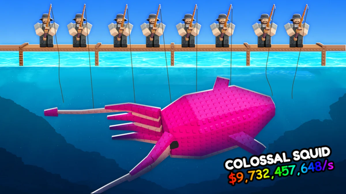 Official Roll a Fisherman artwork for the updates collection