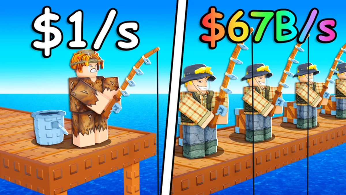 Official Roll a Fisherman artwork for the codes page